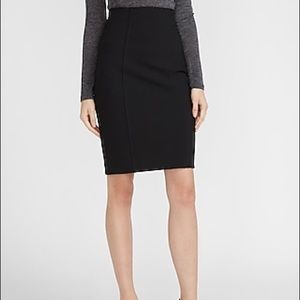 Express Black Pencil Skirt NWOT